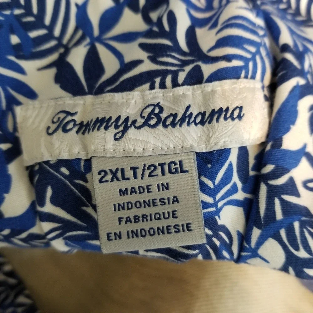 Tommy Bahama Pants Mens 2XLT Linen Cotton Beige Relaxed Beach Trousers Cruise